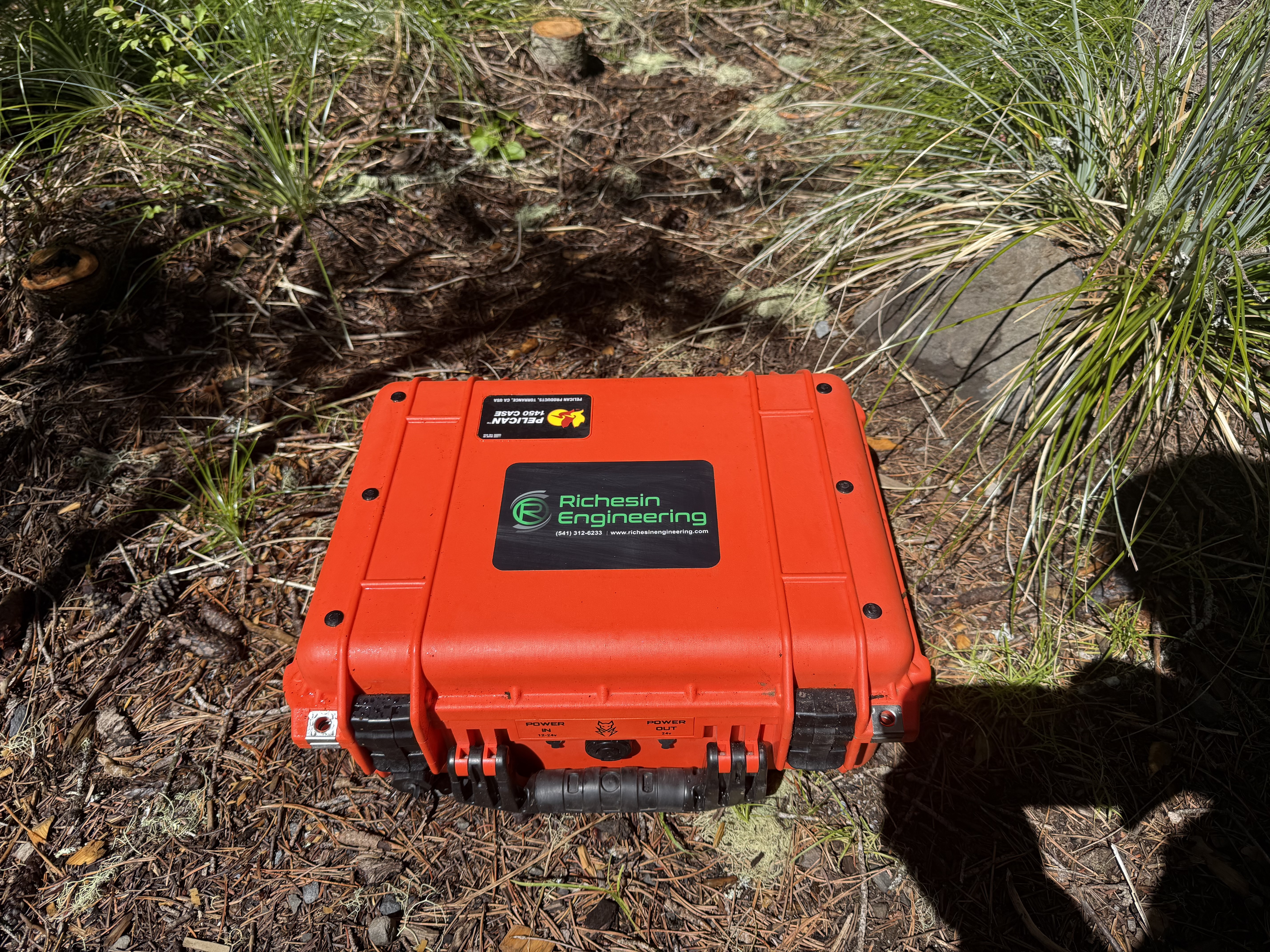 Starlink rental unit field-ready in Pelican case